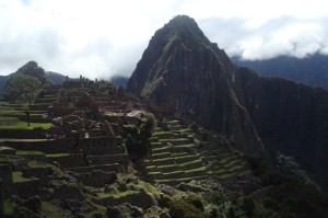 Machu picchu amazing wiev of this wonder of the monder world