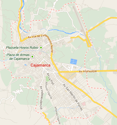 map cajamarca