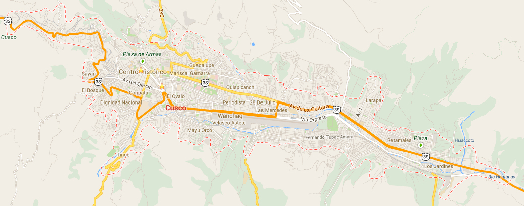 map cusco