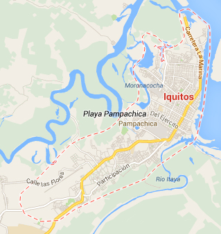 map iquitos